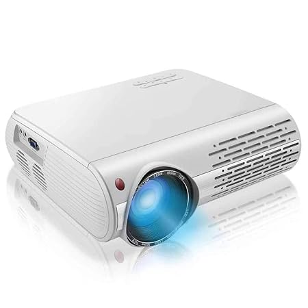 AI LIFE Proyector 1080p 16000 Lux 4K Proyector de Video con ...