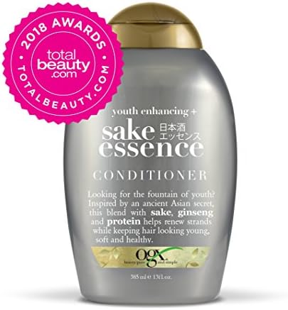OGX Youth Enhancing + Sake Conditioner, 13 Ounce