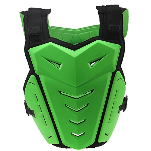 Chest Back Protector, Body Vest Armor Protective for Motocross Riding Skating Skiing Scooter