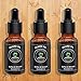 3 PACK Beard Oil for Men 100% Natural Scented Beard Growth Oil Leave-in Conditioner & Softener for Beard Care & Grooming w/Gift Box