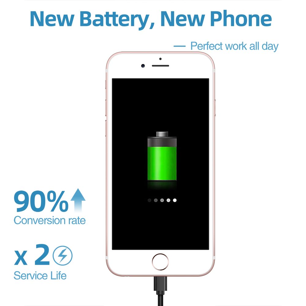 15500mAh Super Capacity Battery Compatible with iPhone 12/12 Pro, 0 Cycle Li-Polymer Replacement Battery for iPhone 12/12 Pro, with Professional Repair Tool Kit