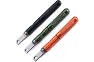 Compact Fire Starter, with Scraper Striker, DOSMAMZ 3PCS Replaceable Threaded Ferro Rods Flint Fire Steel Magnesium Rod, Cool & Unique Gift for Men Dad Boy