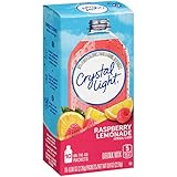 Crystal Light Raspberry Lemonade Drink Mix (60 On the Go Packets, 6 Canisters of 10)