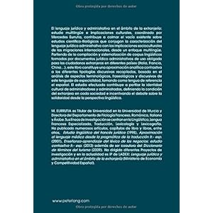 El lenguaje jurídico y administrativo en el ámbito de la extranjería: Estudio multilingüe e implicaciones socioculturales (Spanish Edition)