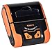 Rongta RPP300BU Portable Printer Thermal Printer Mini 80mm USB Bluetooth Port Receipt Printer Support Android&Windows Pos Mobile Printer Orange