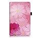 Famavala Folio Standable Case Cover For 7-Inch Fire 7 Tablet [7th Generation , 2017 Release] / [5th Generation , 2015 Release] (LoveFlower)