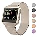 CRODI Compatible Fitbit Blaze Bands New Metal Frame, Stainless Steel Magnetic Milanese Replacement Band Fit bit Blaze Women Men
