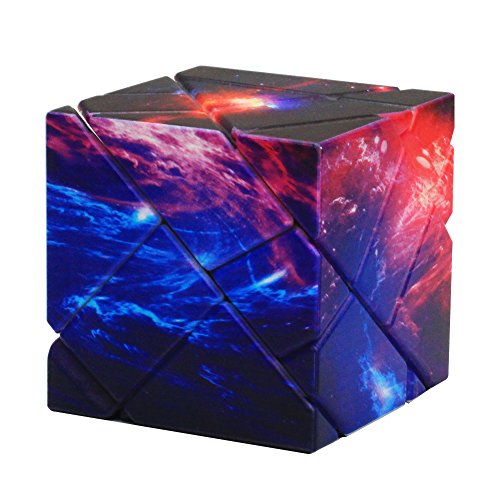 Geefia ghost cube 3x3 speed cube starry sky pattern twi…