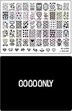 Gogoonly Nail Art Stamp Plate Collection St. Lover - Huge Size Stamping Image Plates Manicure Nail Designs DIY-BH000482