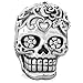 Authentic BELLA FASCINI Loving Heart Skull Bead Charm - Dia de los Muertos - 925 Silver - Fits Bracelets