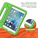 MoKo Case Fit iPad Mini 4 - Kids Shock Proof Convertible Handle Light Weight Super Protective Stand Cover Case Fit Apple iPad Mini 4 2015 Tablet, Green