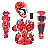 Under Armour UA PTH Victory Catching Kit (12-16) One Size Fits All Red
