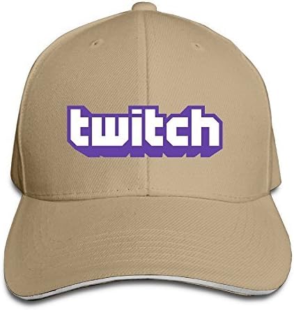 AmFUN Twitch Logo Adjustable Snapback Peaked Cap Baseball Hats