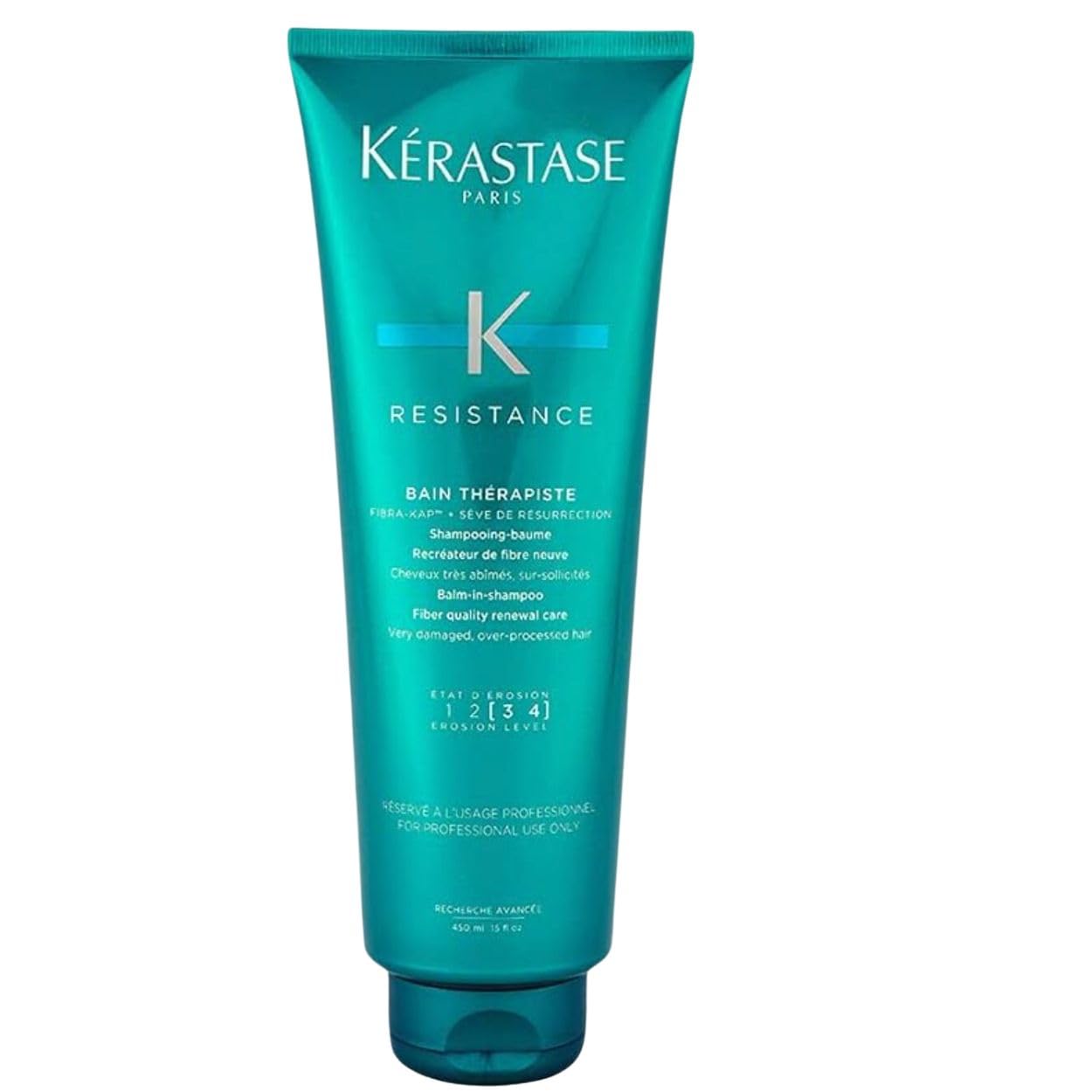 Resistance Bain Therapiste Shampoo by Kerastase for Unisex - 15 oz Shampoo