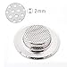 BRIESLY Set of 2 Stainless Steel Kitchen Sink Strainer - Large Wide Rim 4.5