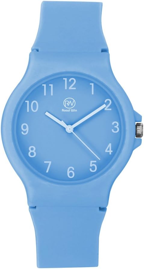 RW Unisex Wristwatch Fashion Casual Quartz Analog Wrist Watch with Silicone Strap for Men Male Women Ladies Female