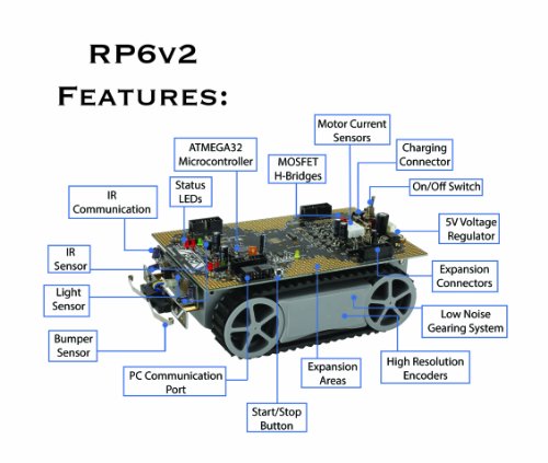 RP6v2 Robotic Vehicle - Thumbnail 3