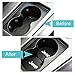 Auto sport 2.75 Inch Diameter Oval Tough Car Logo Vehicle Travel Auto Cup Holder Insert Coaster Can 2 Pcs Pack (Jeep)