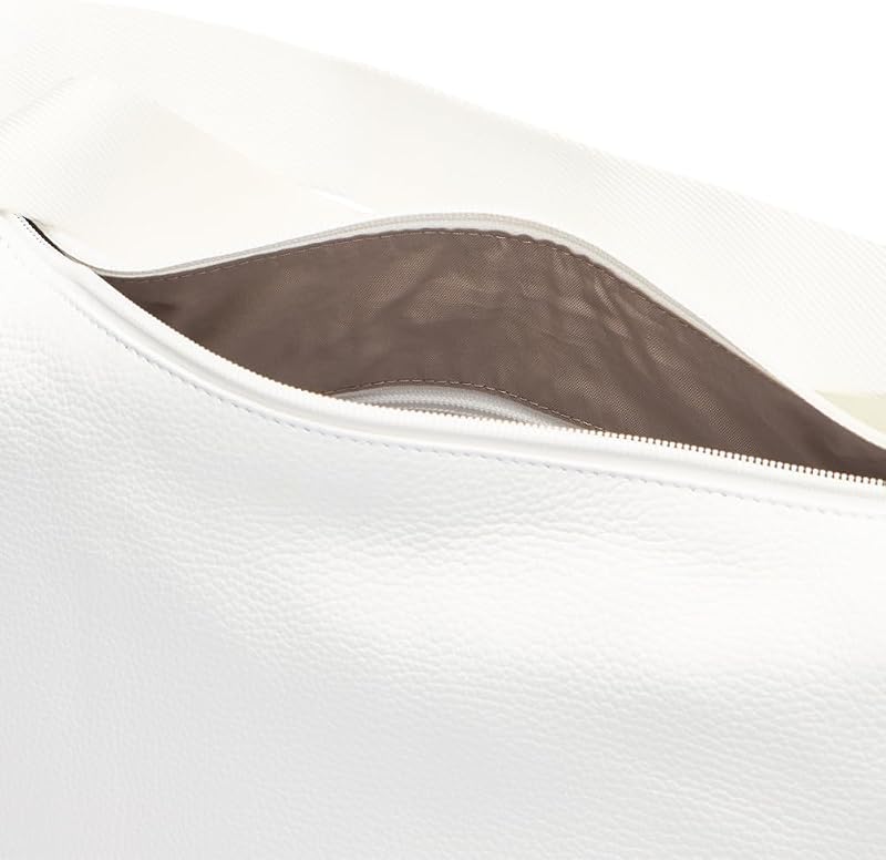 Cuero bolso bandolera bolso de hombro Mellow Leather Shoulderbag Blanc blanco