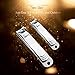 Chimocee Nail Clipper Set, 2PCS Sharpest Fingernail and Toenail Clippers for Men & Women, Stainless Steel Nail Clippers with Metal Case for Thick Nails