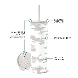 Simple Modern Insulated Tumbler with Lid and Straw