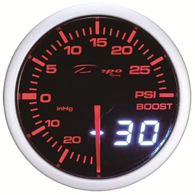 DEPO 52mm Racing Digital Boost Gauge PSI