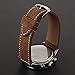 Soleasy Men's Military Fighter Jet Design Leather Band Wrist Watch(Brown) WTH8053