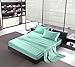 Hotel Quality Silky Soft 100% Bamboo-Derived Rayon Turquoise Bed Sheet Set King 4 Pieces (1 Deep Pocket Fitted Sheet, 1 Flat Sheet, 2 Pillowcases) Hypoallergenic Durable Sateen Finished Bedding Solid