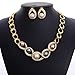 HongHu Elegant Beads Simulated Pearl Necklace Female Accessories Costume Fashion Jewelry Sets For Party