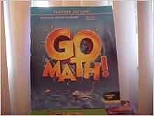 Teacher Edition, Go Math!, Kindergarten, Chapter 6 - Subtraction