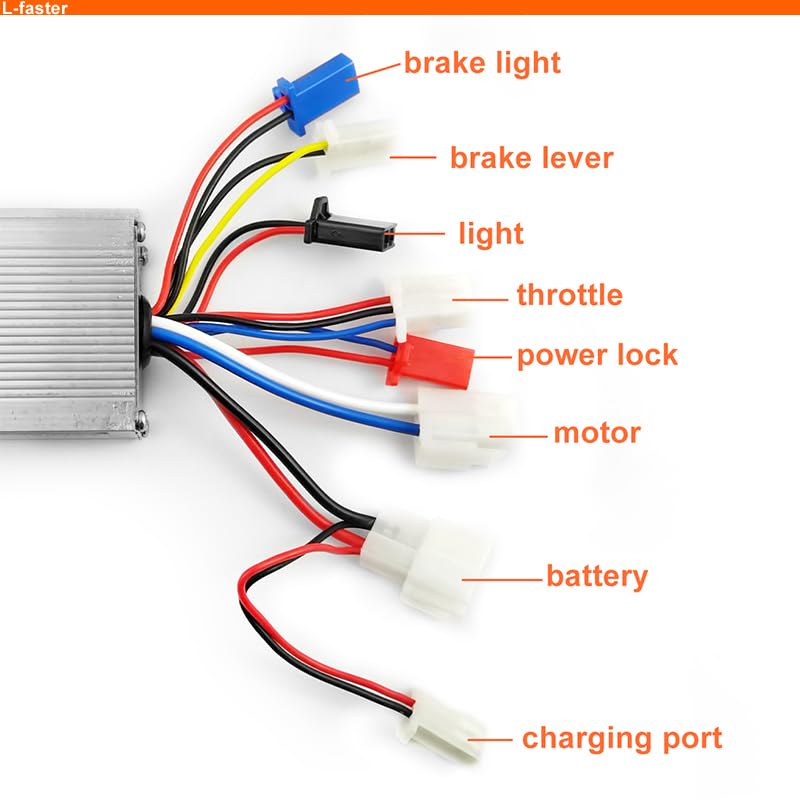 L-faster 36V48V 800W Electric Motor Controller Brush DC Motor Speed Control for Electric Tricycle Scooter Brushed Controller