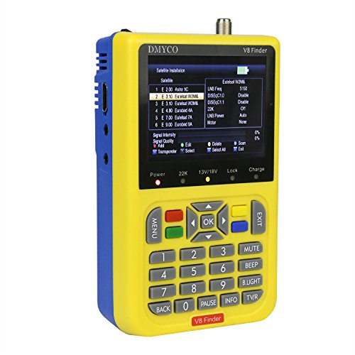 Satellite Finder V8 Finder, Free Sat Digital FTA Signal Meter DVBS2