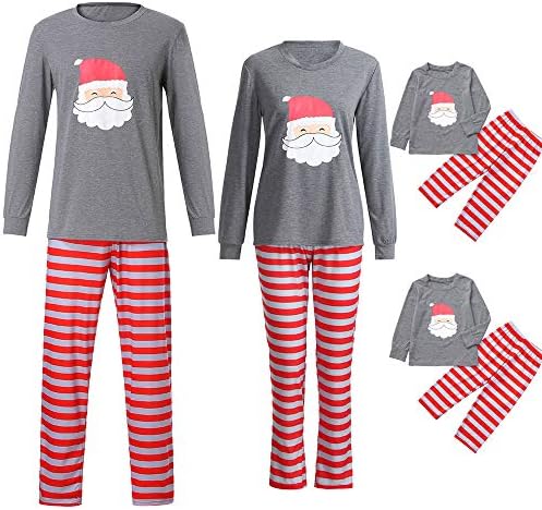 Matching Family Pajamas Christmas Duseedik Men Dad Boys Women Papa Indoor Shirt Pants 2Pcs Sleep Nightwear