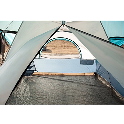 Timber Ridge Large Family Tent for Camping with Carry Bag, 2 Rooms