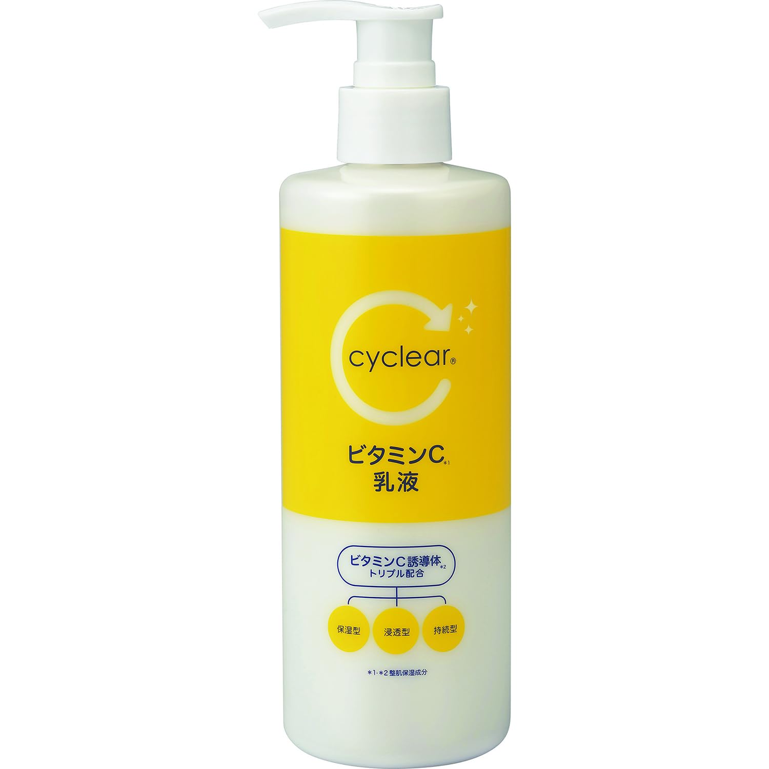Kumano Yushi cyclear Vitamin C Milky Lotion, 10.1 fl oz (300 ml)