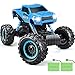 DOUBLE E RC Cars Newest 1: 12 Scale Remote Control Car with Two Rechargeable Batteries & Dual Motors Off Road RC Trucks, High Speed Racing Car for Kids, Blue