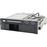 Syba 5.25" Bay Tray Less Mobile Rack for 3.5" and 2.5" Sata III HDD with Extra 2 Port USB 3.0 - SY-MRA55006