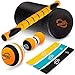 Invincible Fitness Foam Roller Set - Exercise, Yoga & Stretching, Workout Equipment - Physical Therapy Recovery, Deep Tissue Muscle Massage - Trigger Point Release, Includes 3 Resistance Loop Bands
