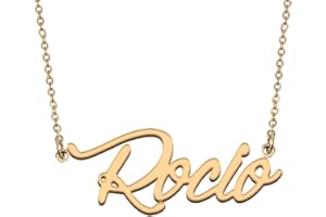 HUAN XUN Personalized Jewelry Custom Initial Pendant Custom Name Necklaces for Women Womens