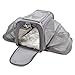Jet Sitter Airline Approved Expandable Pet Dog Cat Carrier - Stylish Soft Sided Carriers Cats Dogs Travel Crate (Medium)