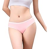 Relaxcare Disposable Underwear for Women, 10 Pack Cotton Ladies Briefs Panties Travel/Emergency, White