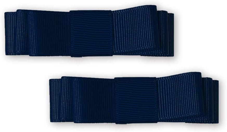Navy Shoe Clip Bows Jamie