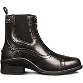 Ovation Women's Comfortable Durable Warm Water-Resistant Leather Equestrian Horse Riding Tuscany Zip Paddock Boot