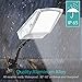 Solar Street Light,150W Motion Sensor Solar Light LED Flood Light All-in-one Design Solar Wall Light Lighting Waterproof for Garden, Outdoor, Yard,Pathway, Basketball Court,Garage (150 LED with Pole