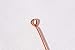 Wonder Care - 100% Copper Tongue Scraper Tongue cleaner Ayurvedic for Optimal Oral Hygiene (3 Pieces)