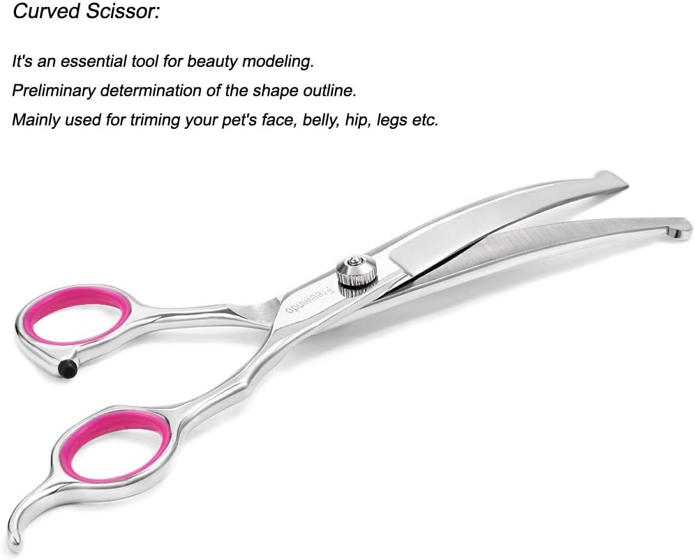 Freewindo Dog Grooming Scissors Set including Safety Round Tip - Image 4