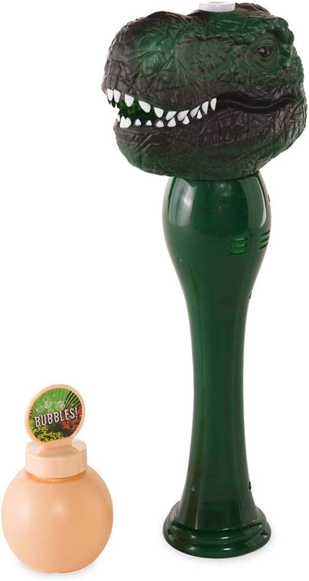 light up dinosaur bubble wand