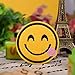 8 pcs Emoji Patches Embroidered Iron on Badge Applique for Clothes Stickers (Emoji 8)