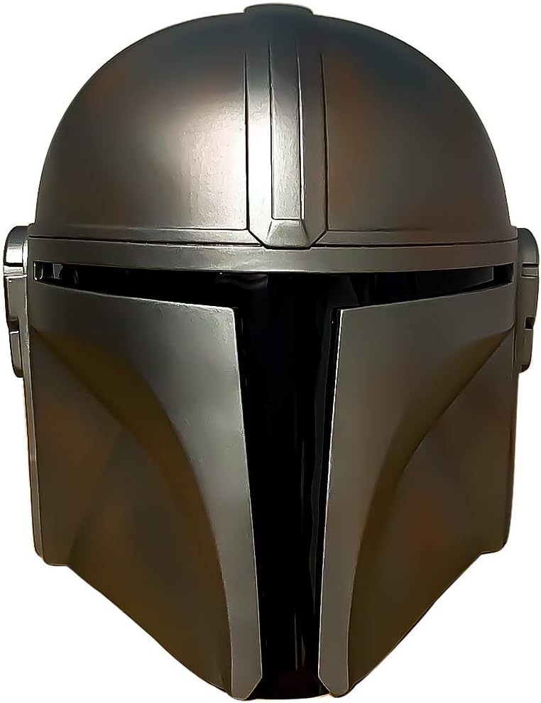 Mandalorian Helmet Star Wars Bobofet Helmet Deluxe Injection Molded Adult Silver White