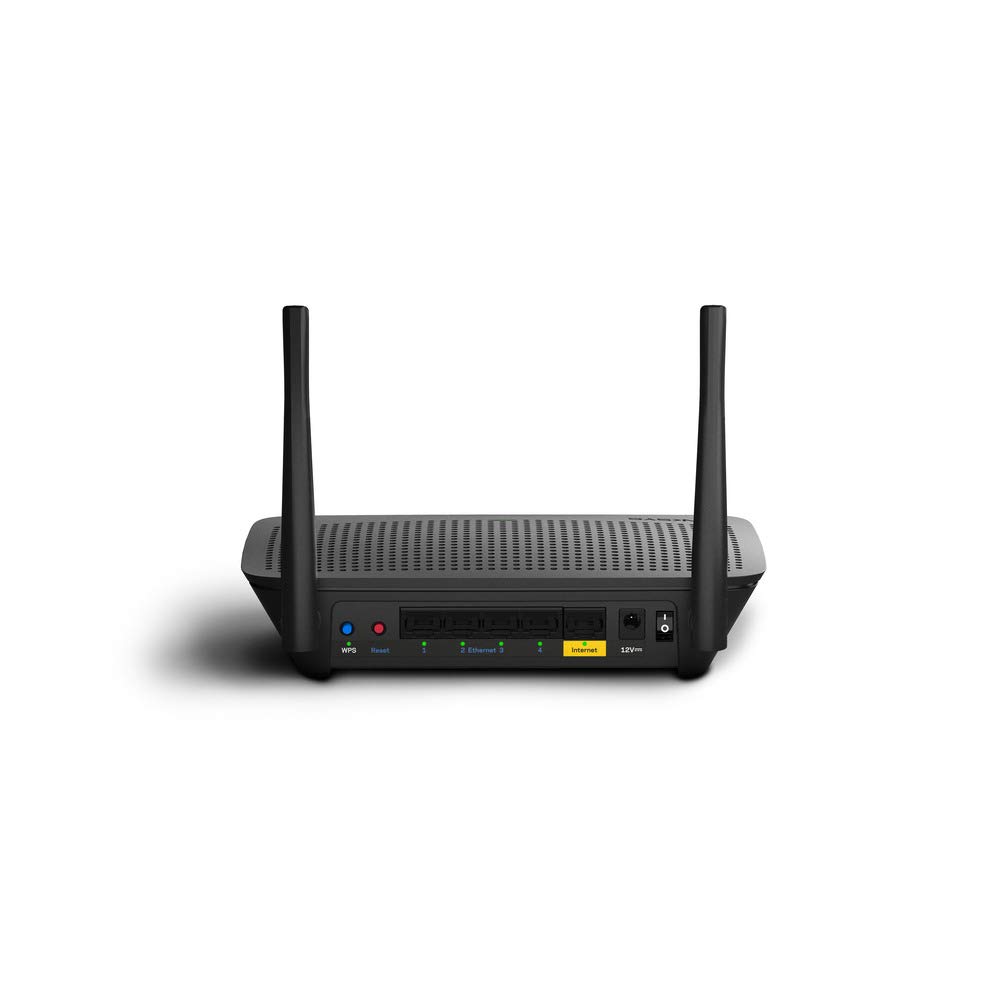 Linksys WiFi 5 Router, Dual-Band, 1,000 Sq. ft Coverage, with Parent Control, Up to 10+ Devices, Speeds up to (AC1200) 1.2Gbps - EA6350-4B